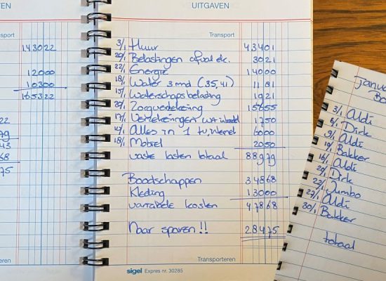 Kasboek voorbeeld